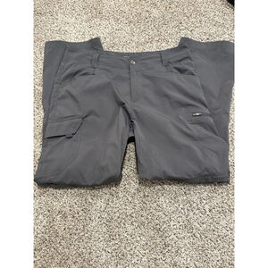 Columbia Omni Shade Convertible Zip Off Hiking Pants Men's 34W 30L Gray I1